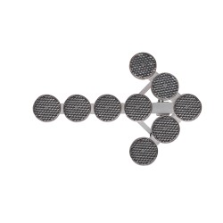 Sageata luminoasa LED - 9 lampi de 200 mm diametru - 2200 candele Sageata luminoasa LED - 9 lampi de 200 mm diametru - 2200 candele